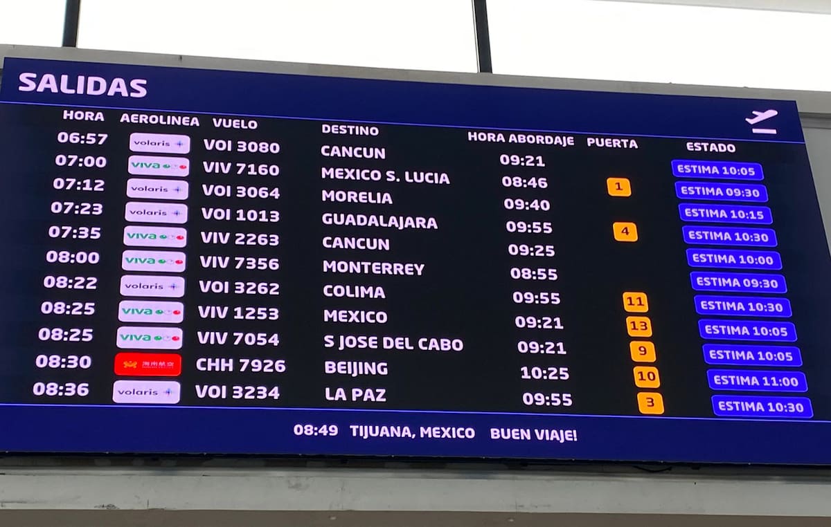 Cientos de pasajeros resultaron afectados por las condiciones climatológicas.