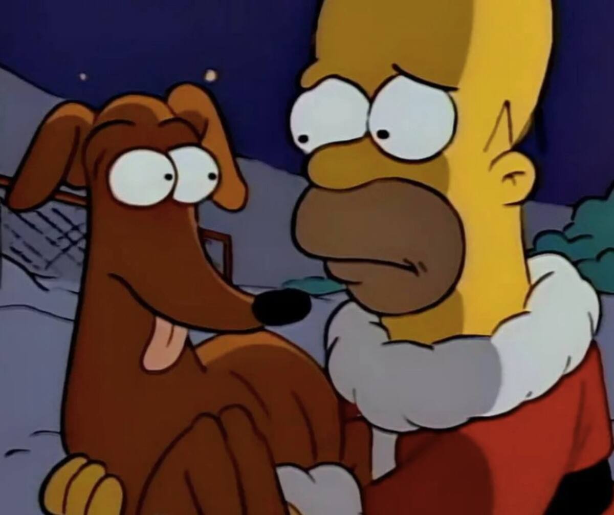 Los Simpson: especial de navidad / Cuenta de X: @HOMAGE