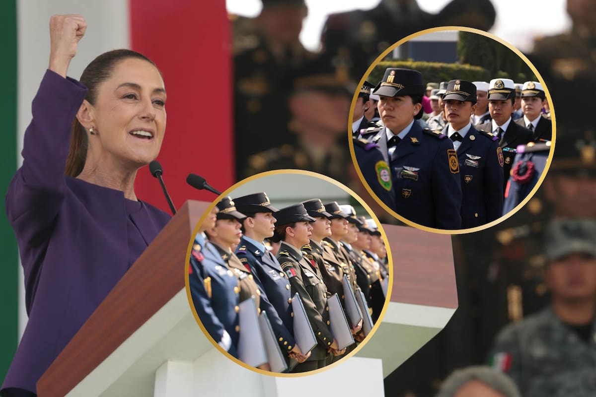 Mil 560 mujeres militares se graduarán en 2026, el mayor registro histórico del sistema educativo castrense en México, anunció Claudia Sheinbaum Pardo durante su primer 8 de marzo como comandanta suprema de las Fuerzas Armadas en Campo Marte