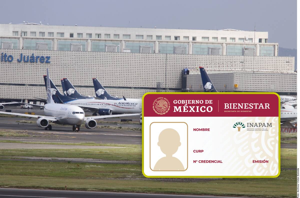 Algunas aerolíneas también tienen descuentos para personas mayores que cuenten con su credencial Inapam.