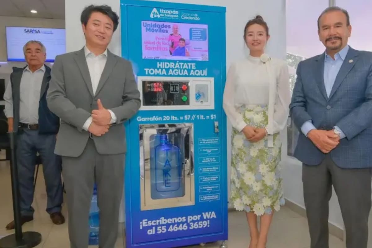 Empresa china instala máquinas de agua en escuelas de Atizapán, Estado de México: precio, objetivo y todo lo que debes saber