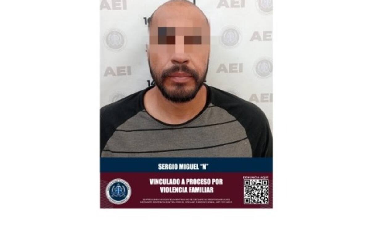 Dejan a hombre en prisión preventiva por violencia familiar