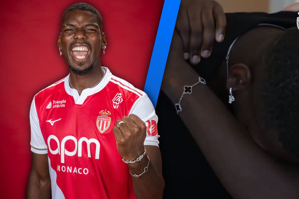 Paul Pogba se deshace en lágrimas tras firmar contrato con el Monaco