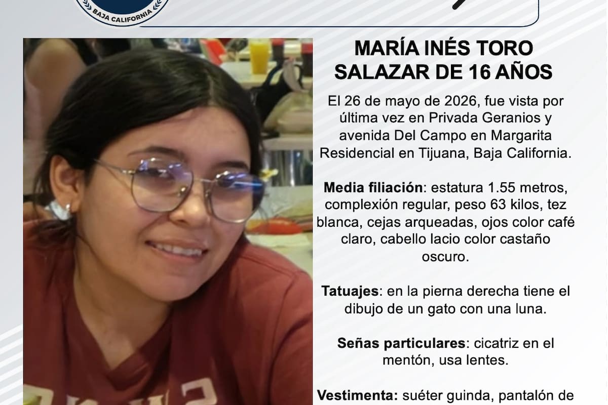 Se busca María Inés Toro Salazar de 16 años de edad