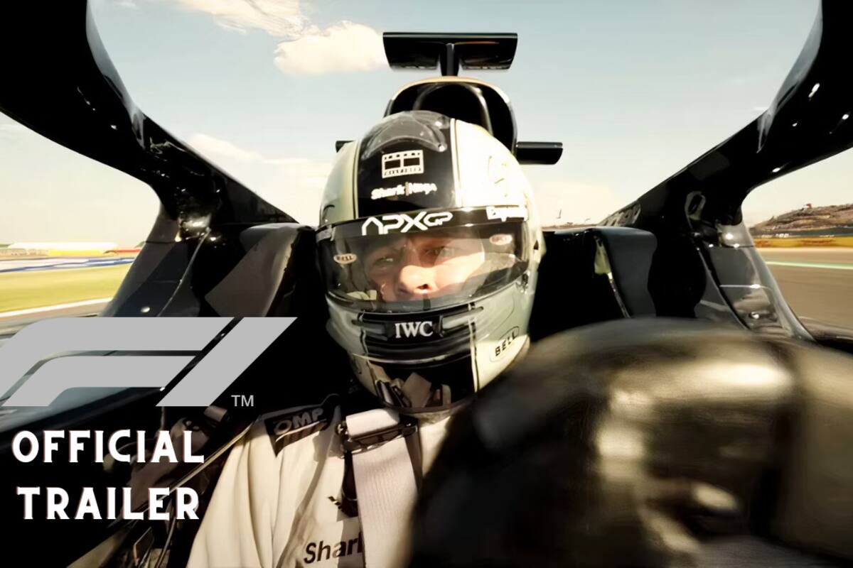 Revelan el esperado teaser tráiler de “F1″ con Brad Pitt al volante