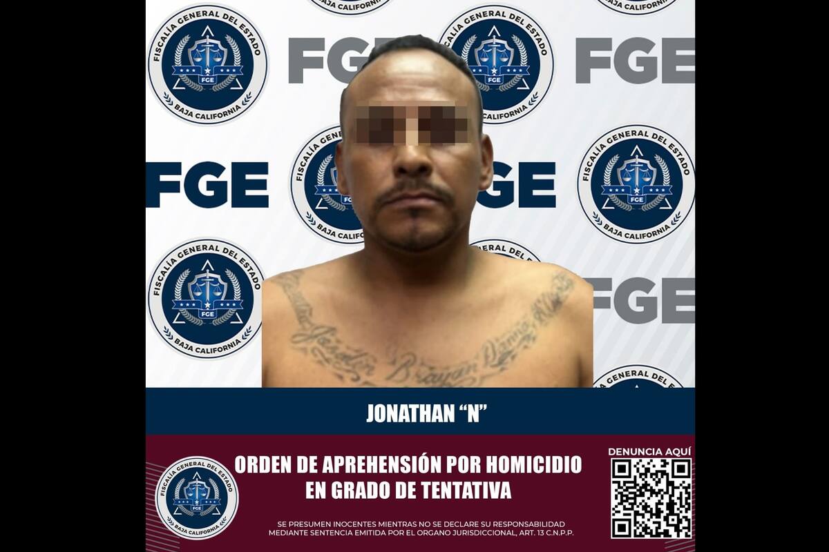 Aprehenden a hombre acusado de homicidio en grado de tentativa