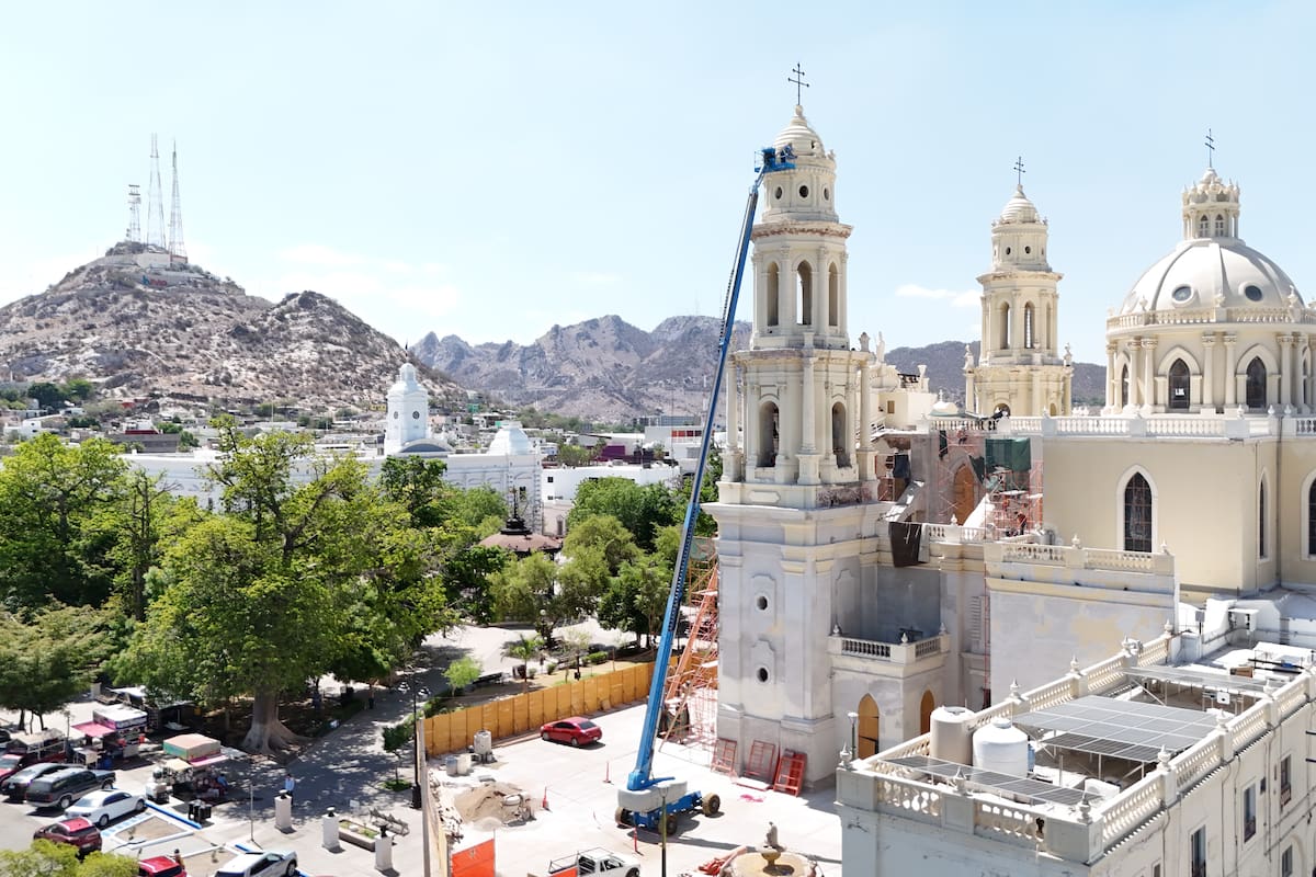 Embellecen la Catedral de Hermosillo