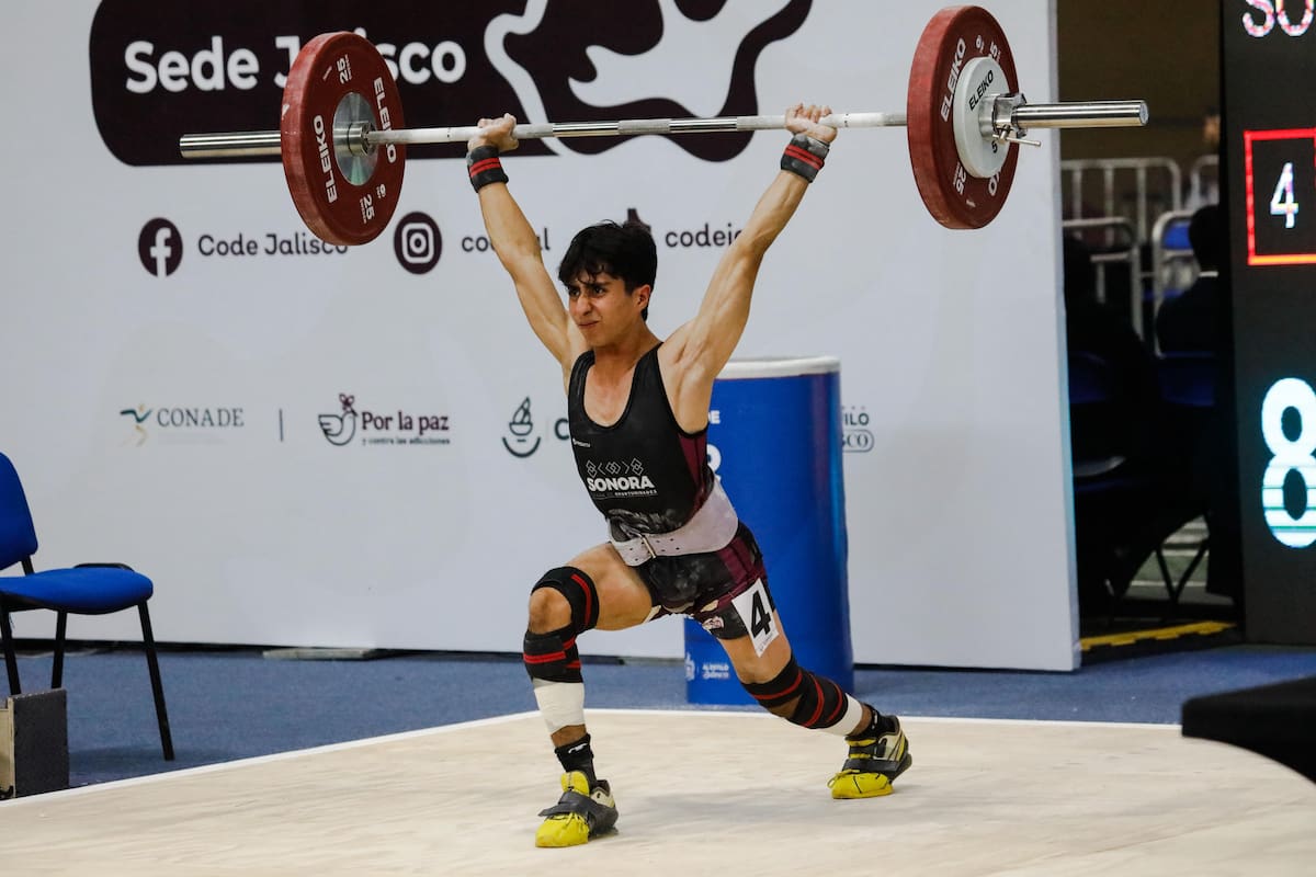 Gran inicio de Sonora en halterofilia varonil de Olimpiada Nacional