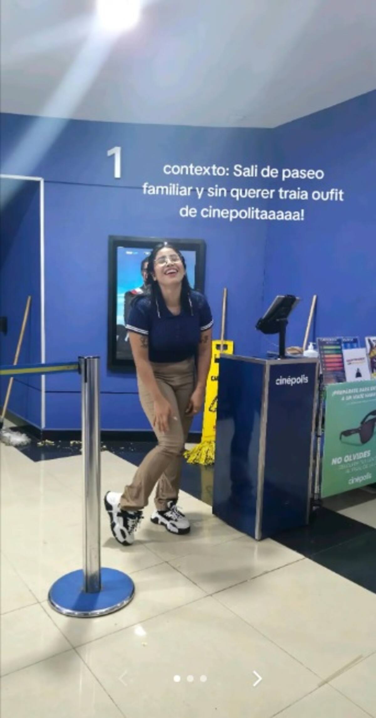 Nidia en Cinépolis.