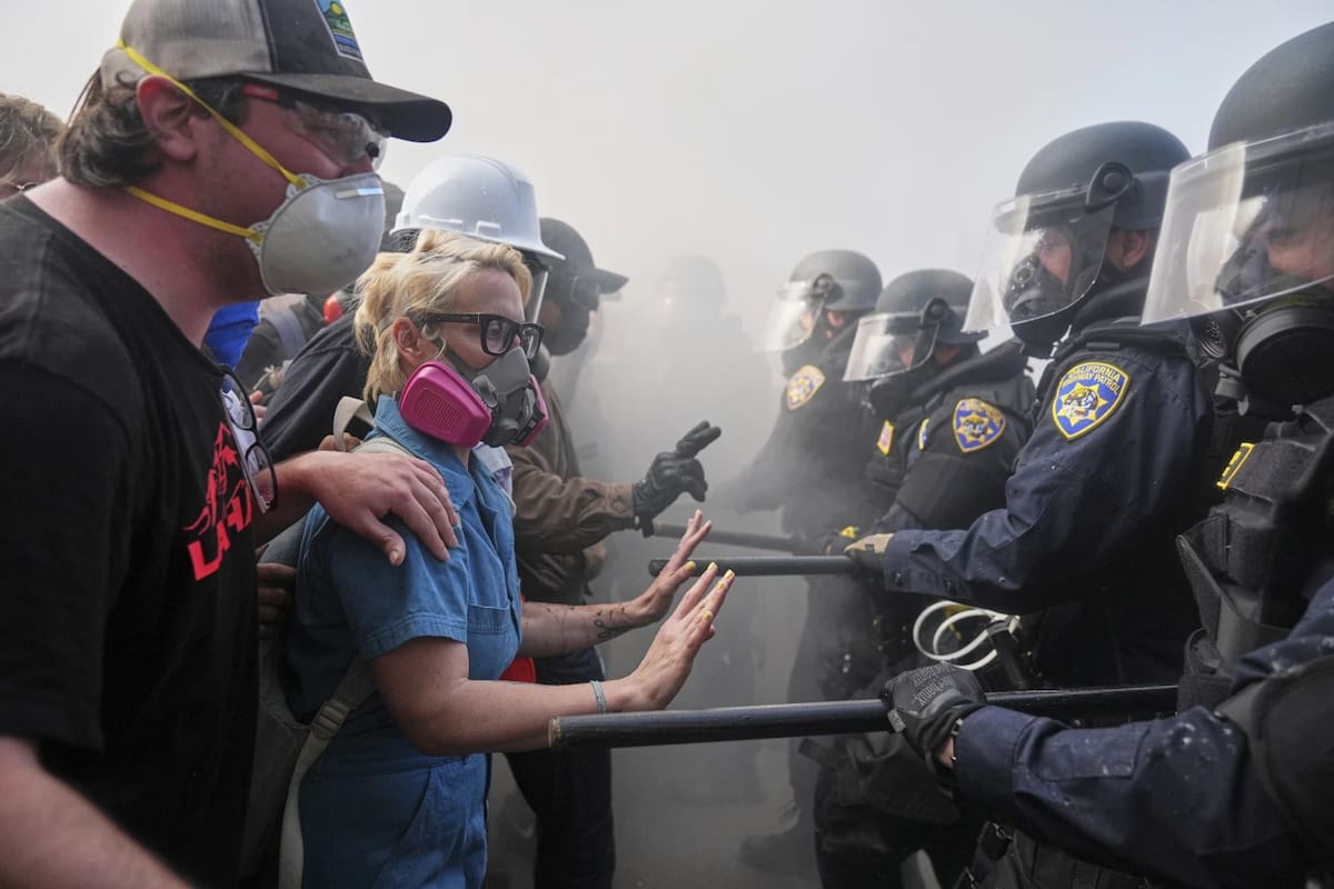 Marines desplegados en Los Ángeles tendrán estas tareas ante protestas de migrantes