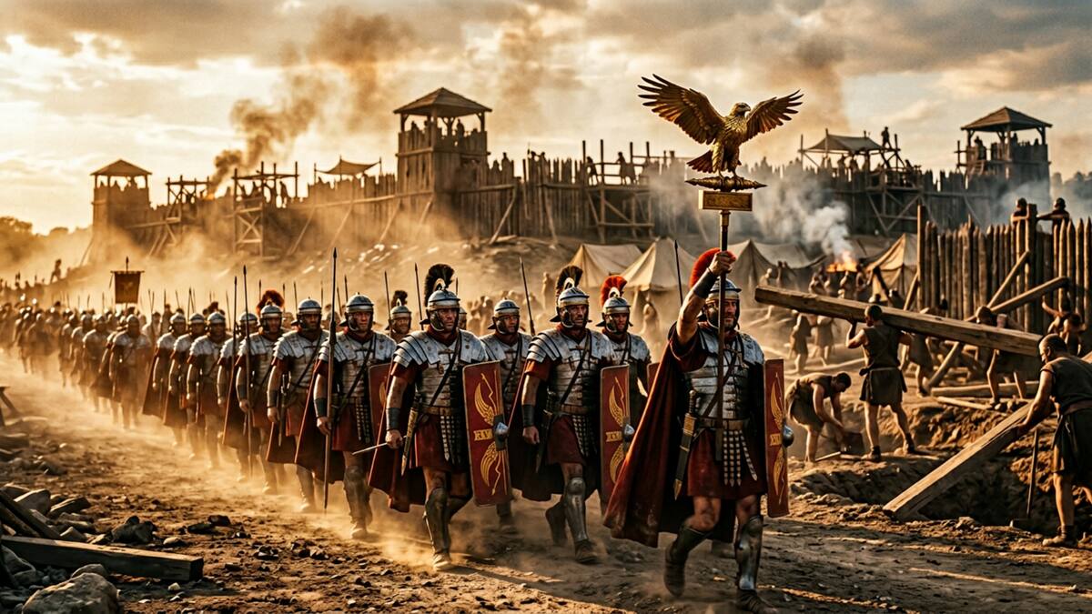 Una legión romana era una ciudad de 5,000 hombres que levantaba su propio campamento fortificado cada noche, producía su comida, fabricaba sus armas y se gobernaba a sí misma en territorio enemigo: así funcionaba la máquina militar más eficiente que existió antes del siglo XX y que ningún ejército posterior logró igualar en autosuficiencia