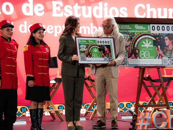 Lotería Nacional emitirá billete conmemorativo por 80 aniversario de Estudios Churubusco Azteca