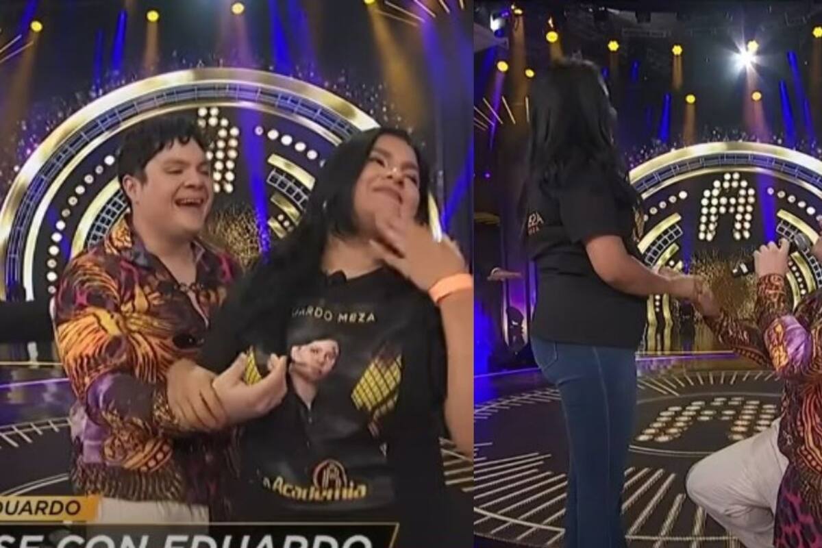 Alumno de la ‘La Academia’ le pide matrimonio a su novia durante el último concierto