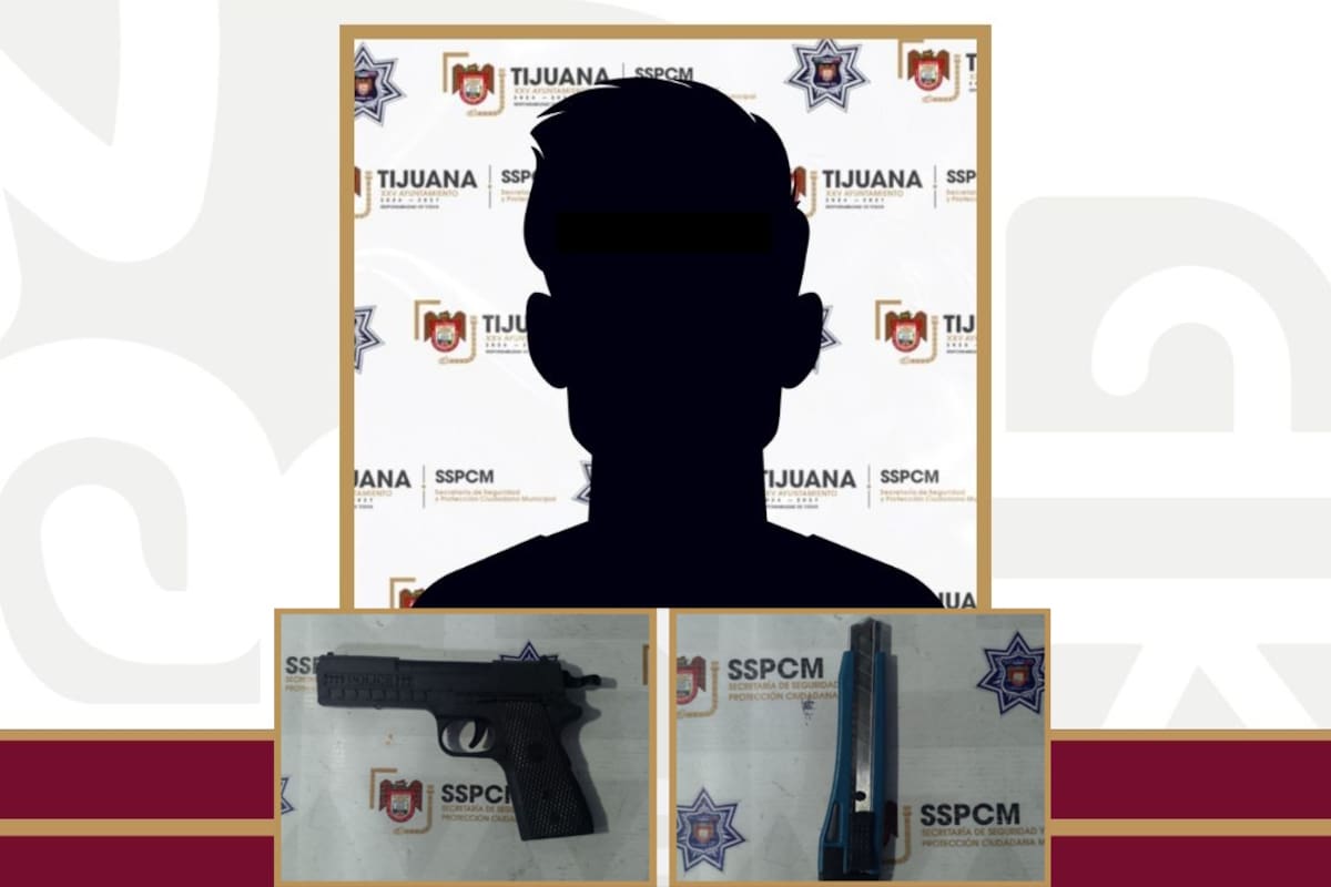 Detienen a menor tras ingresar con amenazas al CBETis 155 en Tijuana