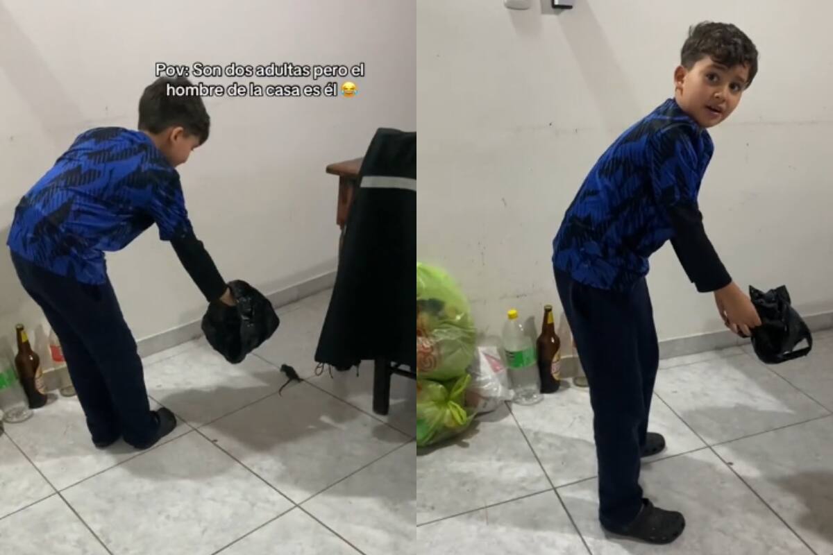 Niño valiente se deshace de una rata y se vuelve viral en TikTok por ayudar a su madre atemorizada (VIDEO)