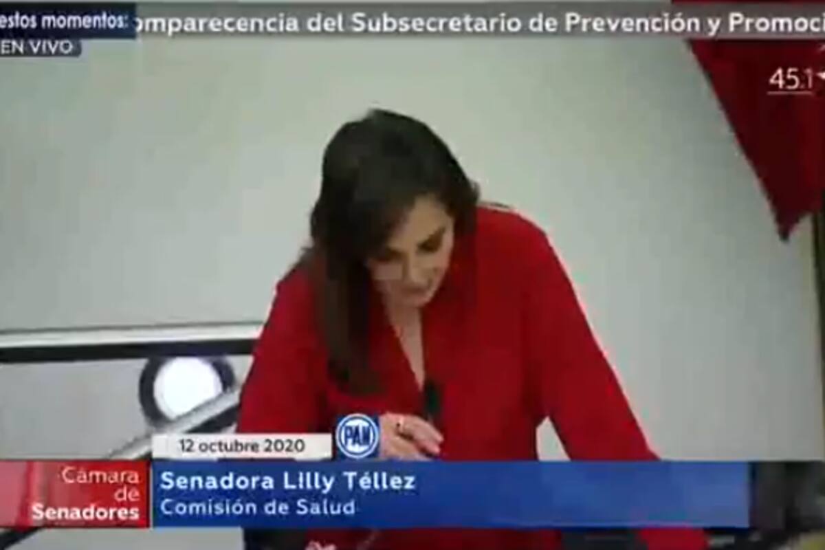 VIDEO: Lilly Téllez se vuelve tendencia por intervención en comparecencia de Hugo López-Gatell en el Senado; lo llama “pequeño virrey"