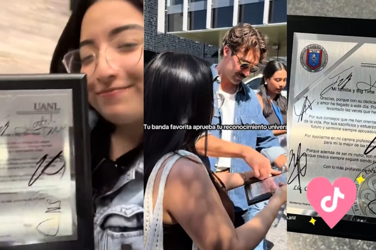 Joven dedica su reconocimiento académico a Big Time Rush y logra que se lo firmen