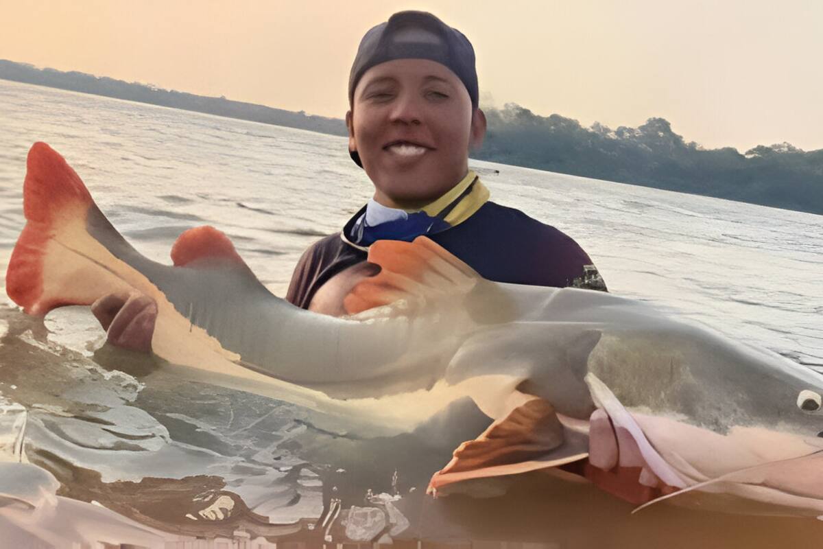 Joven se ahoga al intentar atrapar un gigante pez gato en Brasil