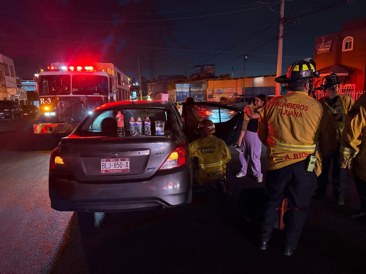 No se reportaron lesionados de gravedad durante el percance. Foto: Border Zoom