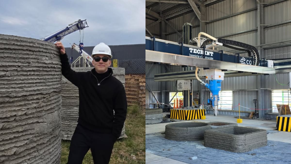 Casas de hormigón hechas en 48 horas con impresión 3D marcan un nuevo rumbo en la construcción, prometen ahorro económico, menor esfuerzo físico y una reorganización del trabajo en el sector