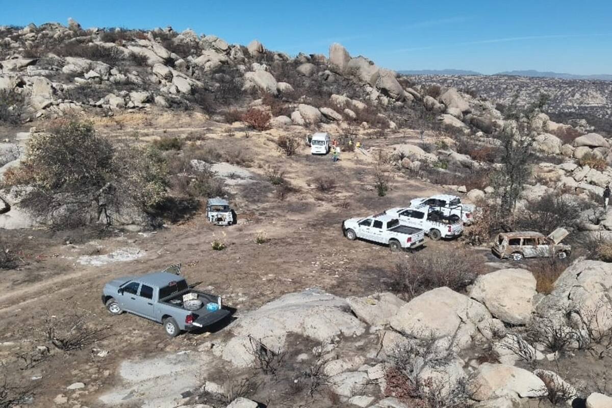 Hallan restos humanos en Cerro Azul