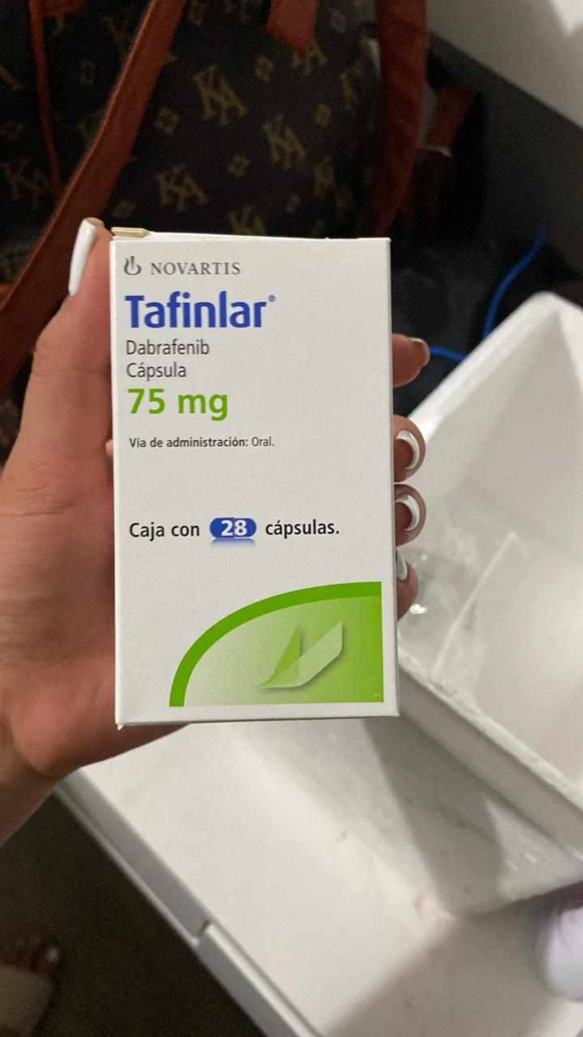Marisol solicita la ayuda de la población para conseguir Mekinist 2.0 mg o Tafinlar de 75 mg. foto: especial