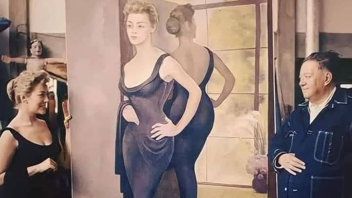 La obra, creada en 1956 y valorada en 3 millones de dólares, fue un regalo personal de Diego Rivera a la actriz | Foto: X (@HctorCoronadoM1)