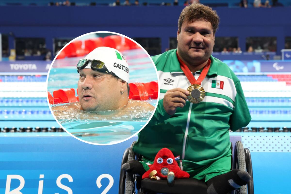 “Aquaman” mexicano se inspira con sus hijos en la meta y logra tetracampeonato paralímpico, él es Arnulfo Castorena