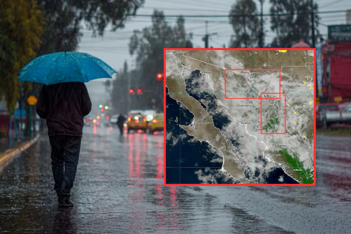 Pronostican lluvias superiores a 100 milímetros en el norte y sierra de Sonora; alertan por inundaciones repentinas