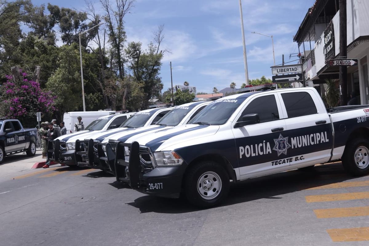 Incorporan 10 nuevas patrullas a la Policía Municipal en Tecate