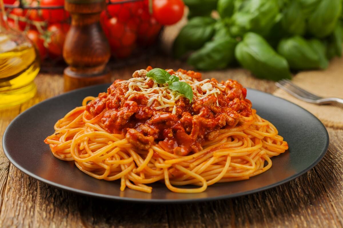 Espagueti con chorizo