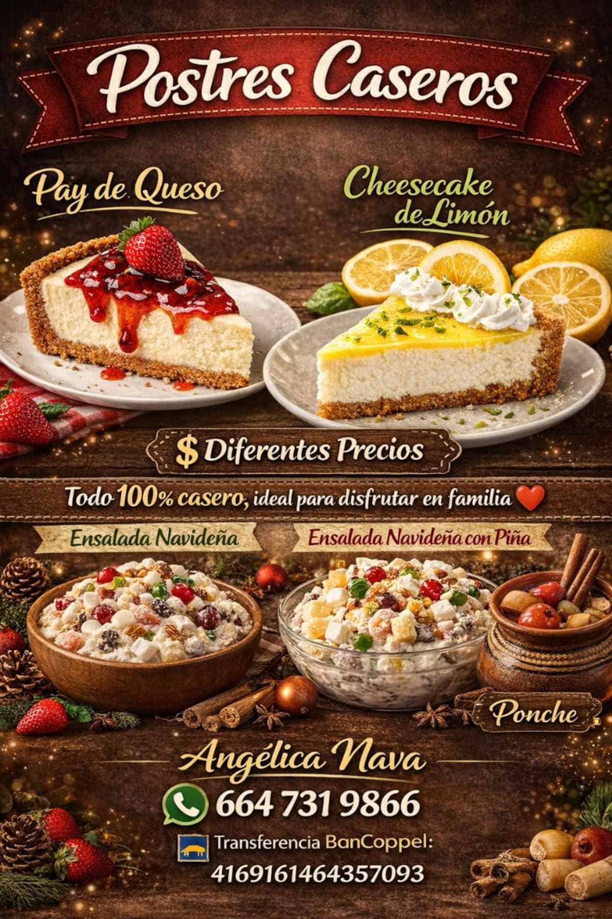 Madre soltera de dos menores de 11 y 9 años no ha podido acceder a un empleo de planta, complementa sus ingresos con la venta de postres. Foto: Cortesia