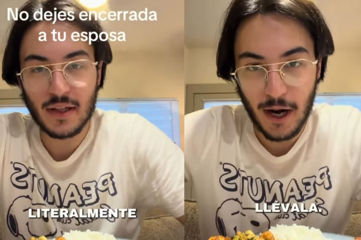 “No dejes encerrada a tu esposa” Hombre se vuelve viral por la reflexión que compartió sobre el oficio de ama de casa