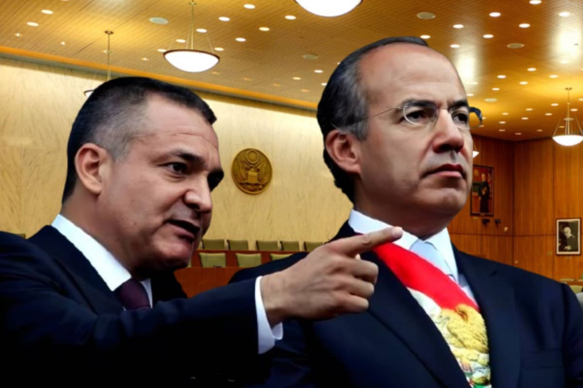 García Luna espera sentencia con su familia en la Corte; Calderón dijo esto en caso de ser culpable