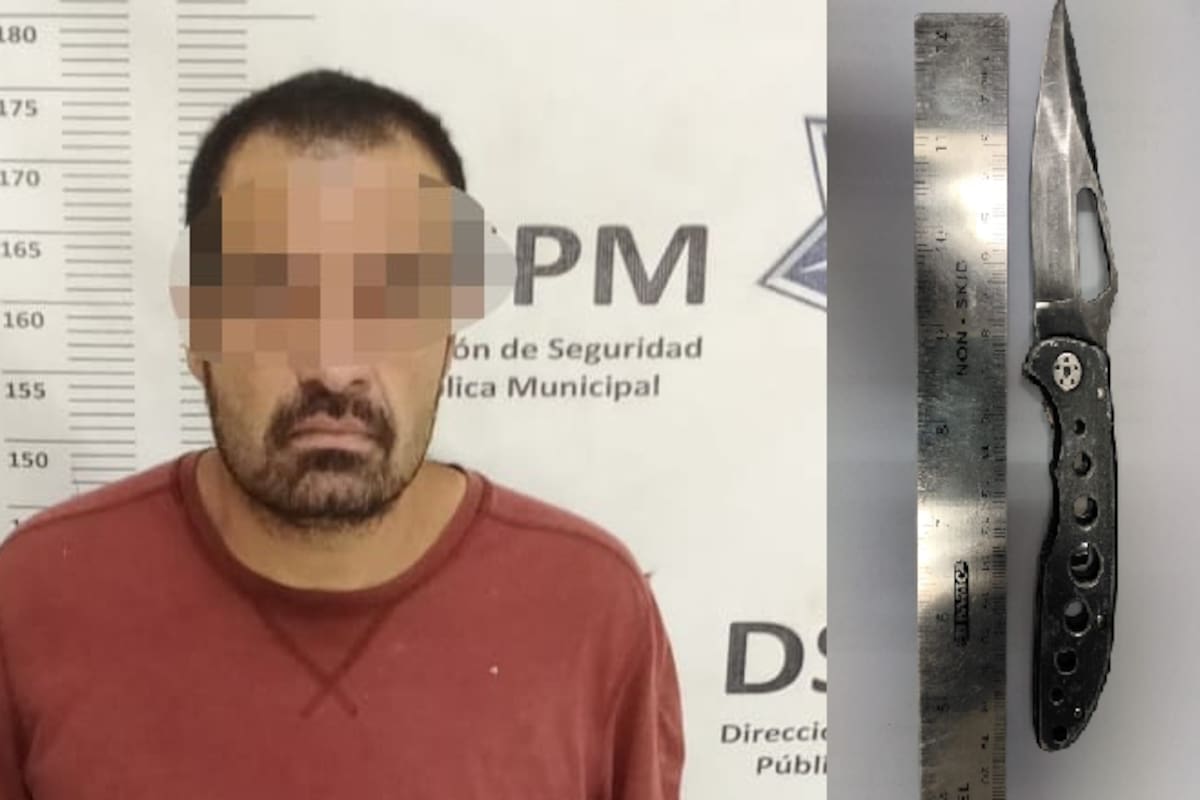 Detienen a hombre armado con navaja en Jardines del Valle; lo relacionan con ataque a joven