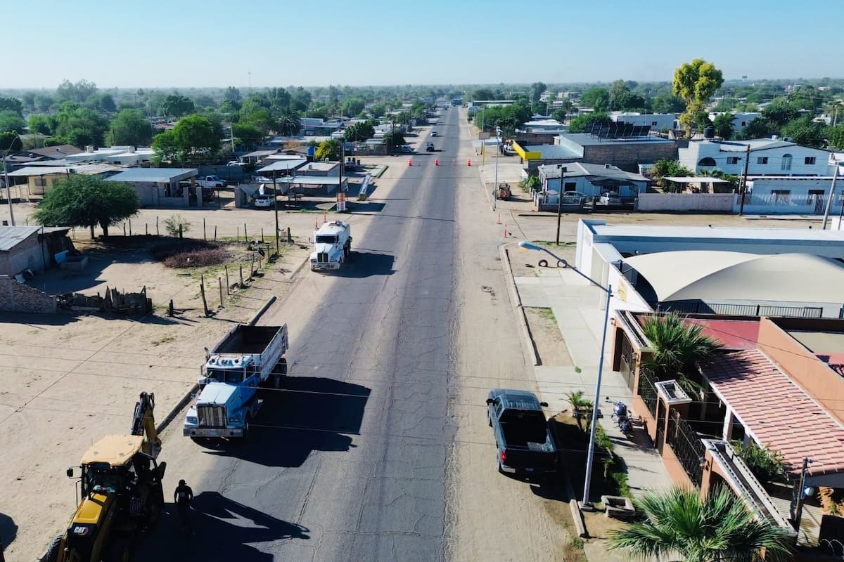 Rehabilitarán más de 9 mil metros cuadrados de la calle 12 en San Luis Río Colorado