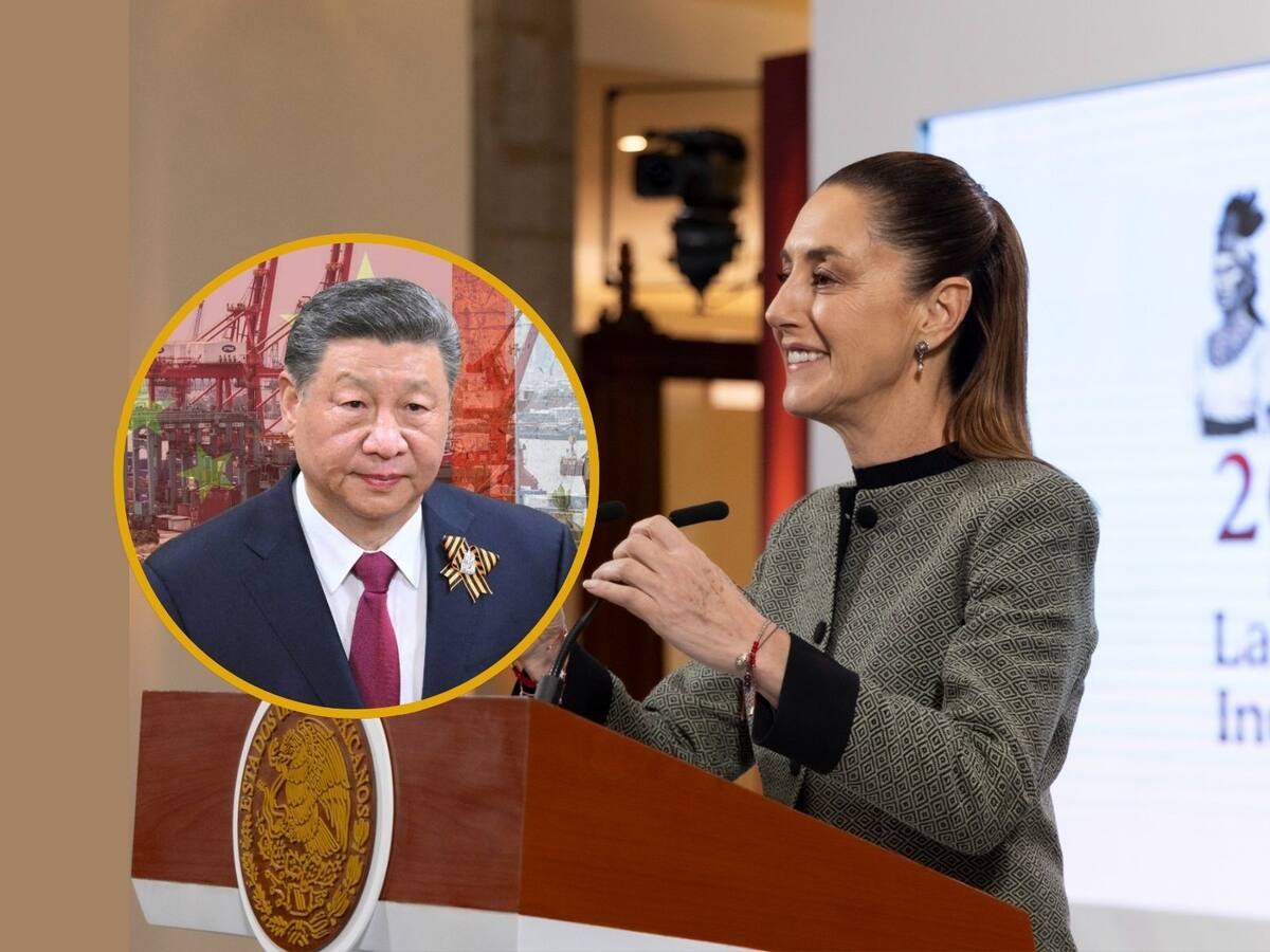 Sheinbaum niega que aranceles sean coerción contra China. | Crédito: Presidencia/REUTERS