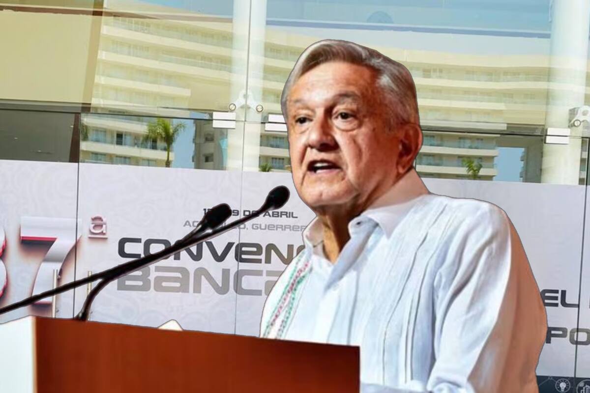 AMLO clausura la Convención Bancaria en Acapulco por última vez