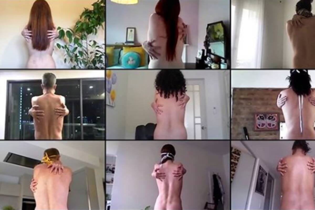 Spencer Tunick desnuda y publica fotos de personas que están en confinamiento