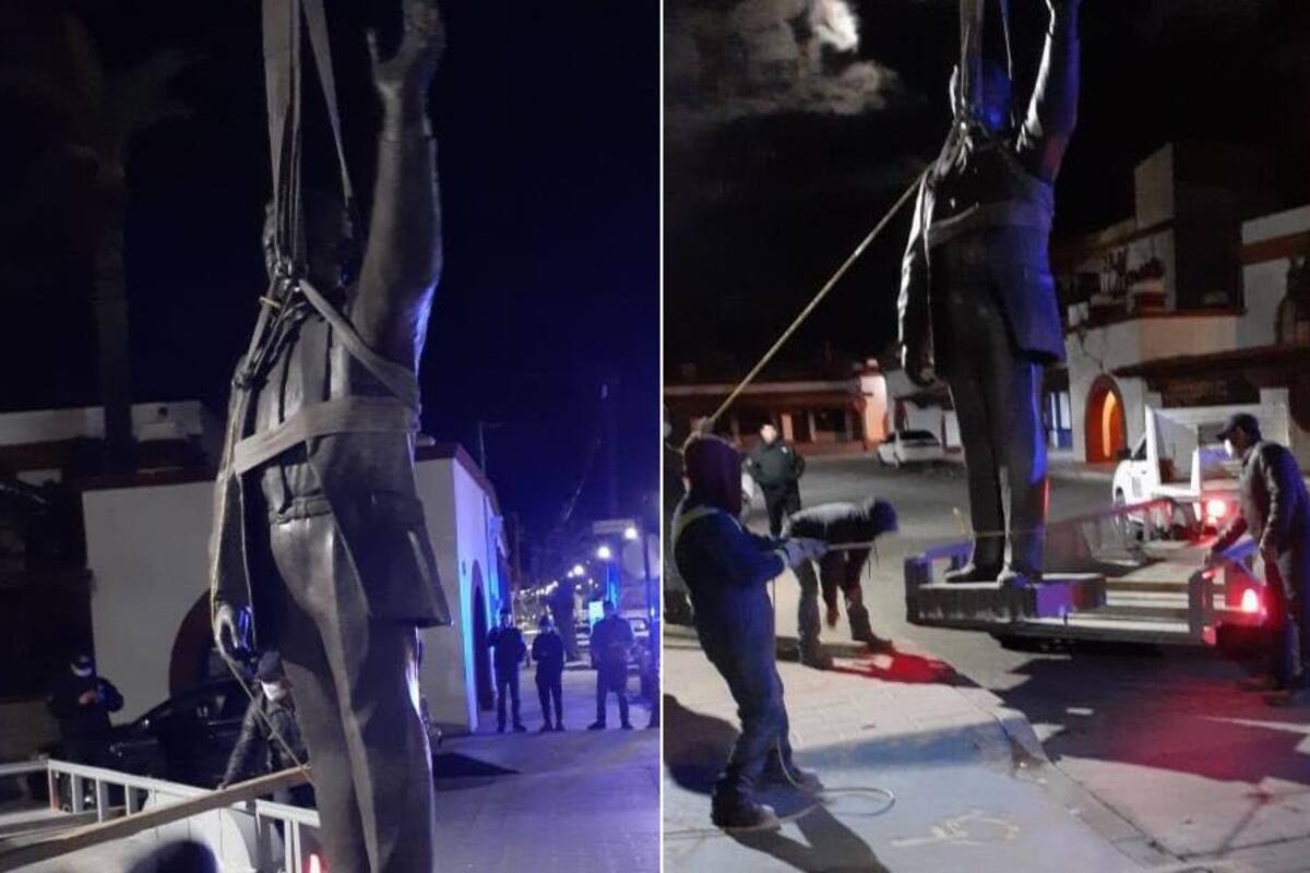 Inicia remoción de monumento a Luis Donaldo Colosio en Magdalena; será reubicado