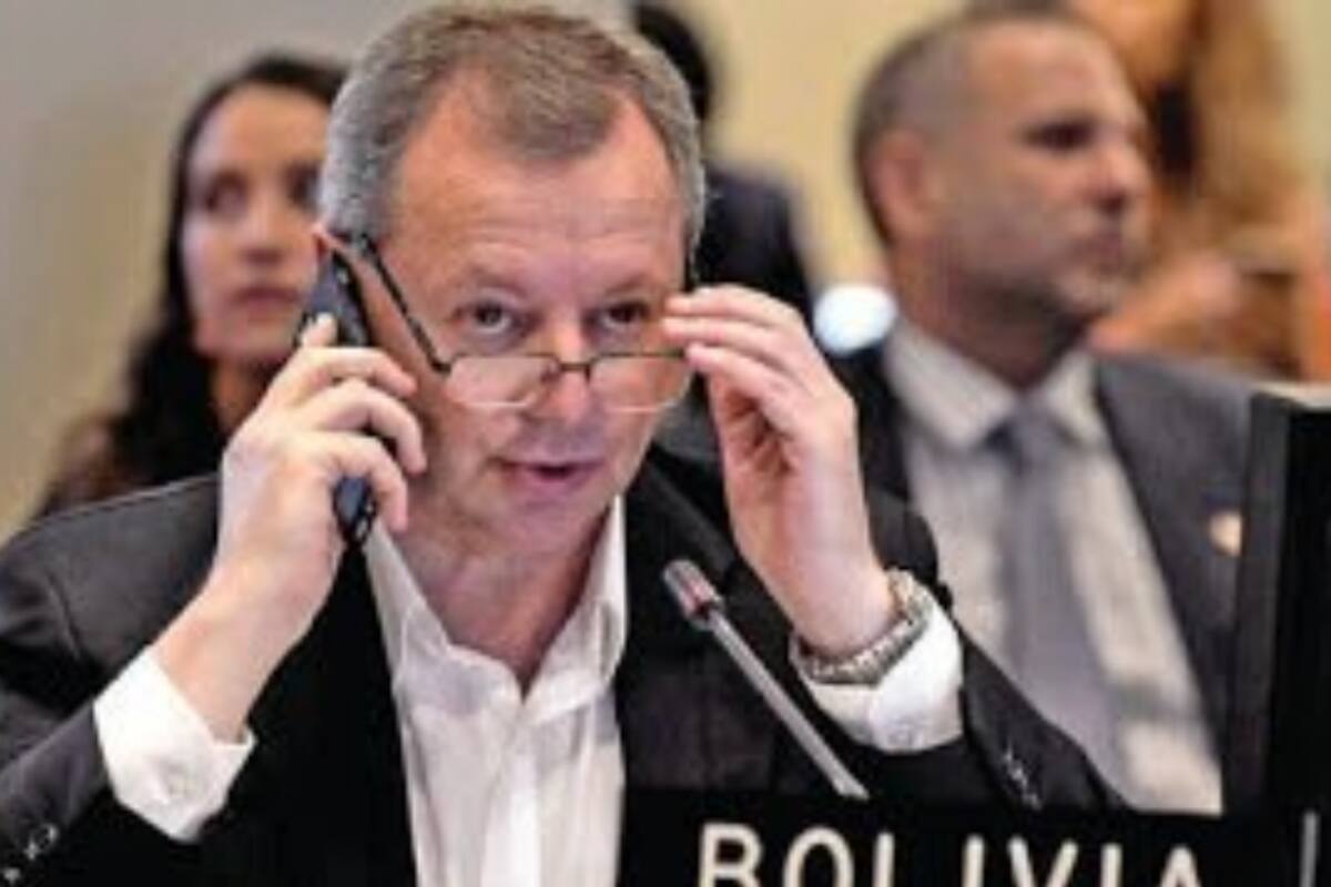 Renuncia "irrevocable" embajador de Bolivia ante la OEA