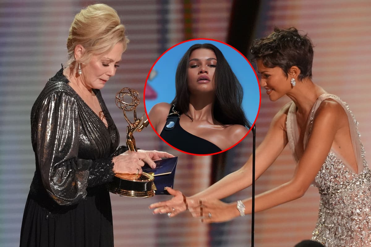 Zendaya lució en los Emmys 2026 con cabello corto y un vestido de cristales que resaltó su silueta