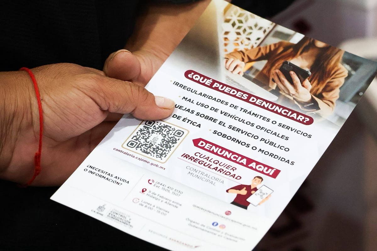 Baches y drenaje, principales reportes en módulo móvil de Ciudad Obregón