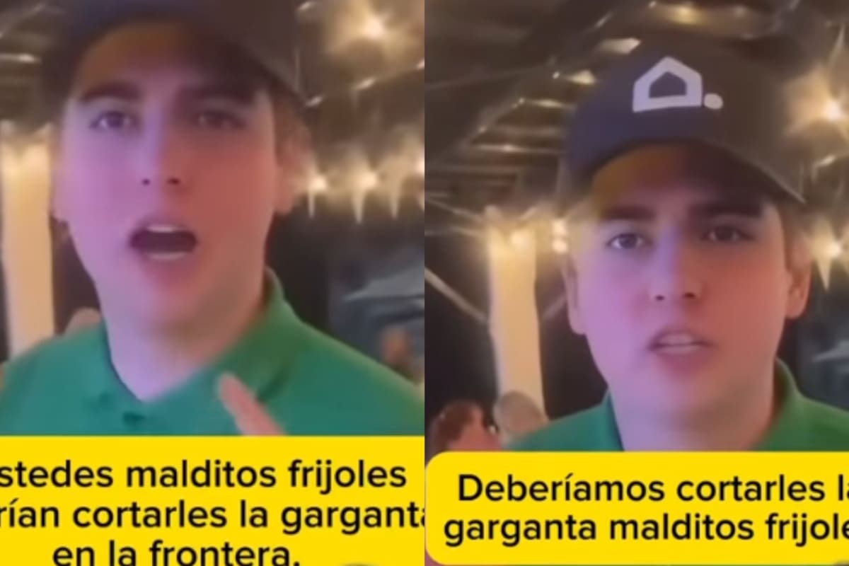 “Deberían cortarles la garganta”: Joven estadounidense desata polémica en restaurante por insultar perversamente a los latinos
