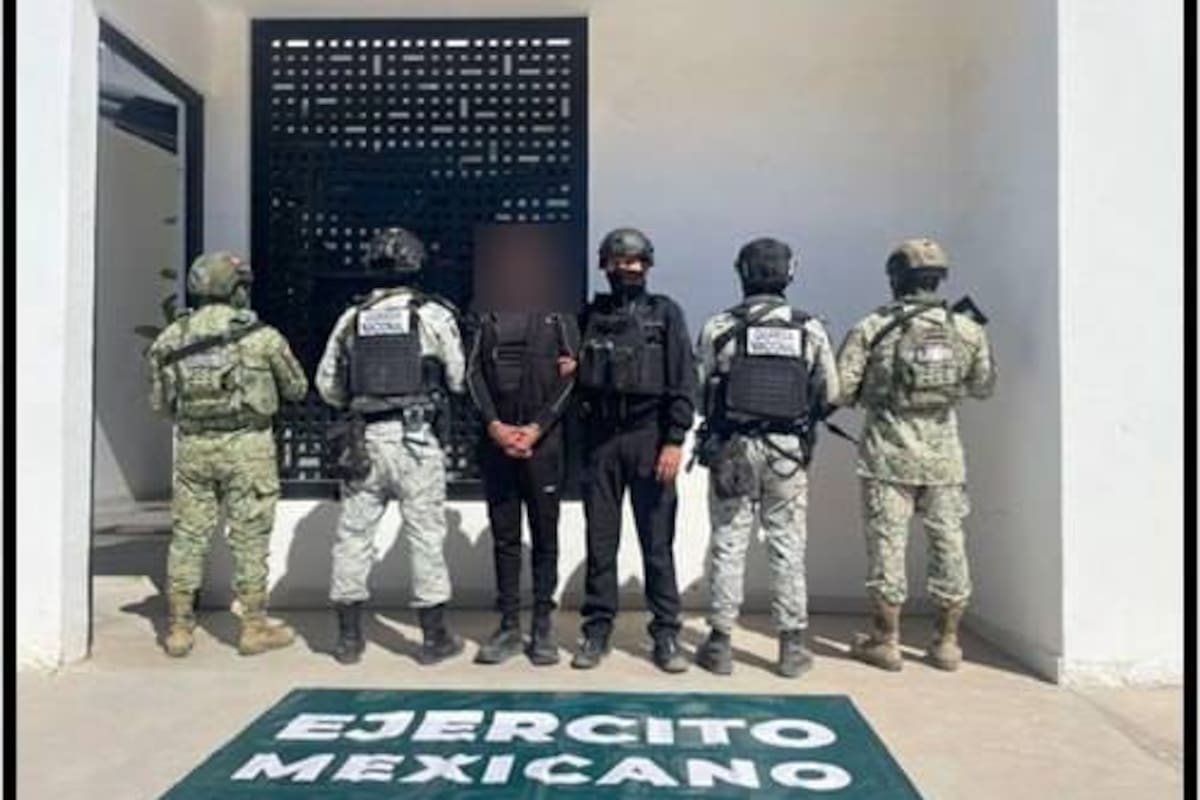 Capturan en SLRC a presunto coordinador de trasiego de droga hacia Estados Unidos