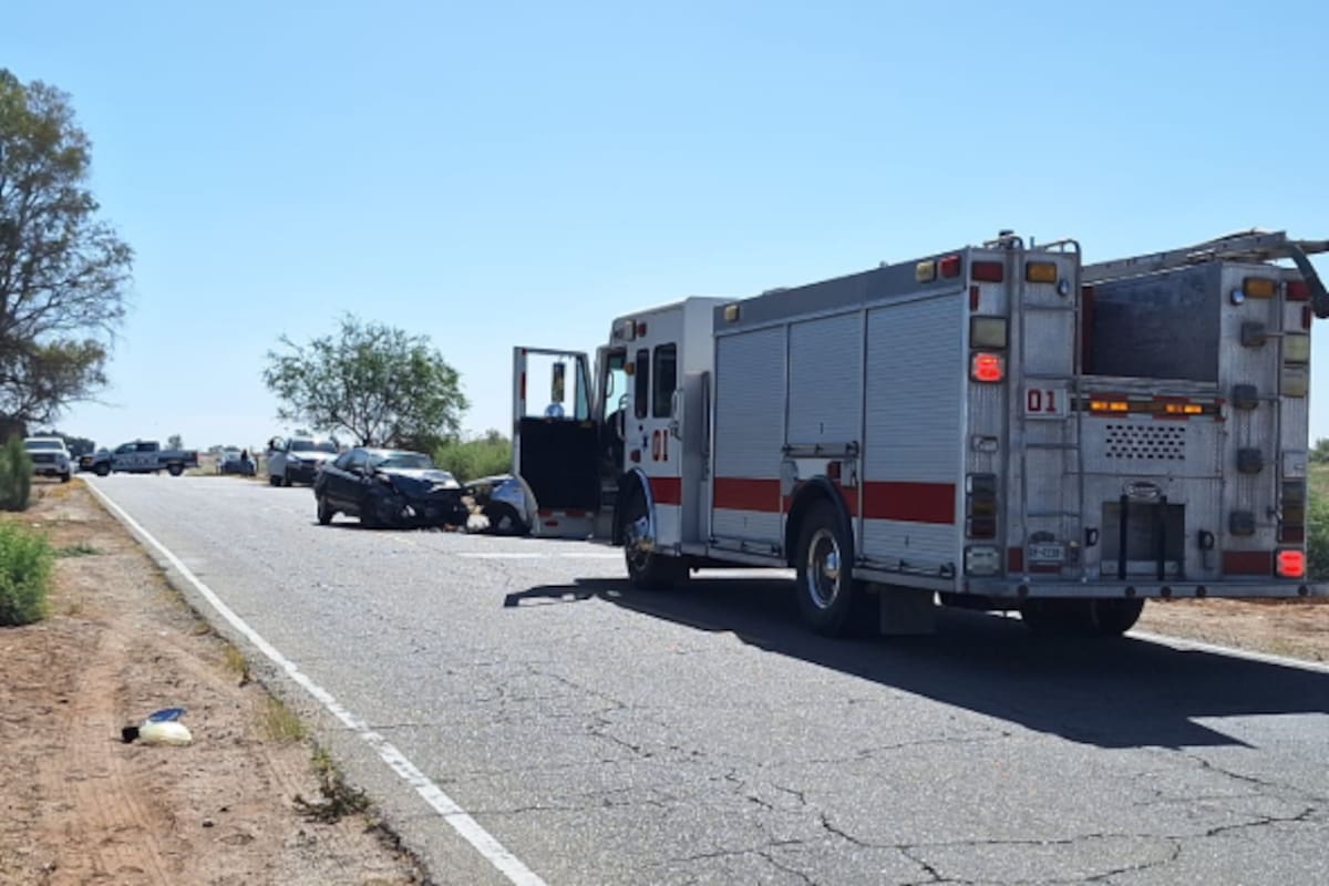Muere un hombre en choque frontal en la carretera estatal 8