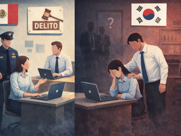 Mientras en México el acoso laboral es delito, en Corea aún se debate institucionalizar el acoso sexista en el trabajo