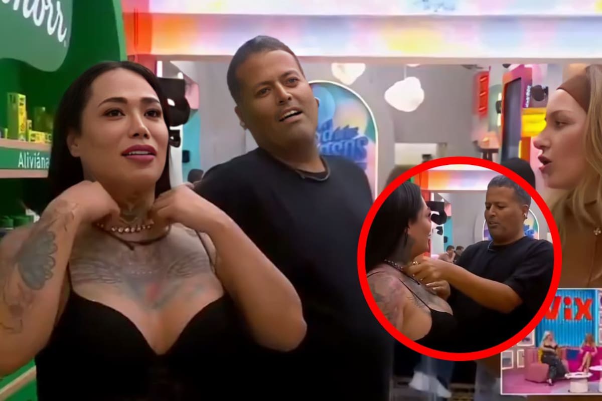 Aldo Rendón sorprende a Karina Torres con un costoso collar por su cumpleaños dentro de La Casa de los Famosos México