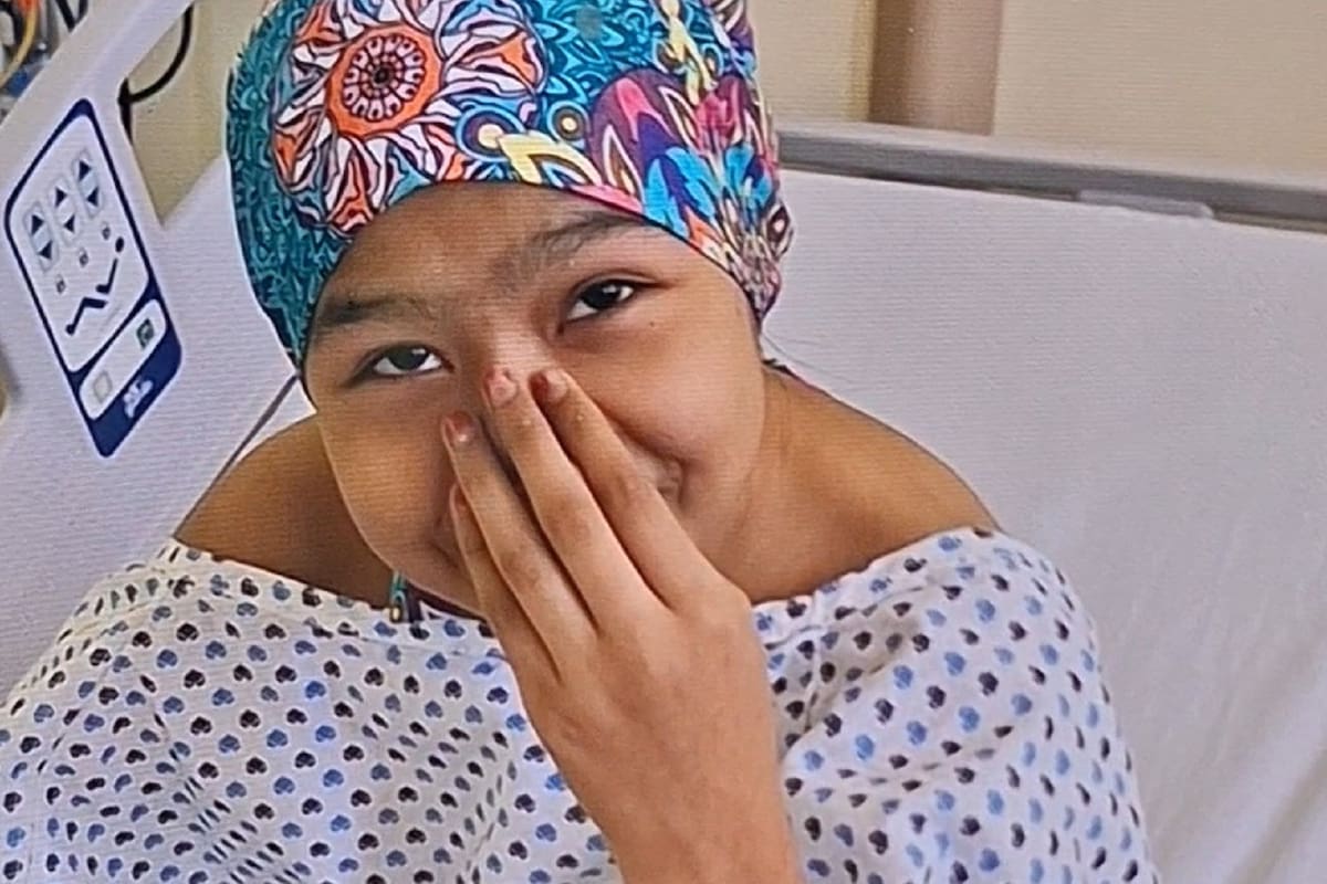 Nicolle Rivas, de 11 años, necesita donadores de sangre para continuar su lucha contra la leucemia en Tijuana