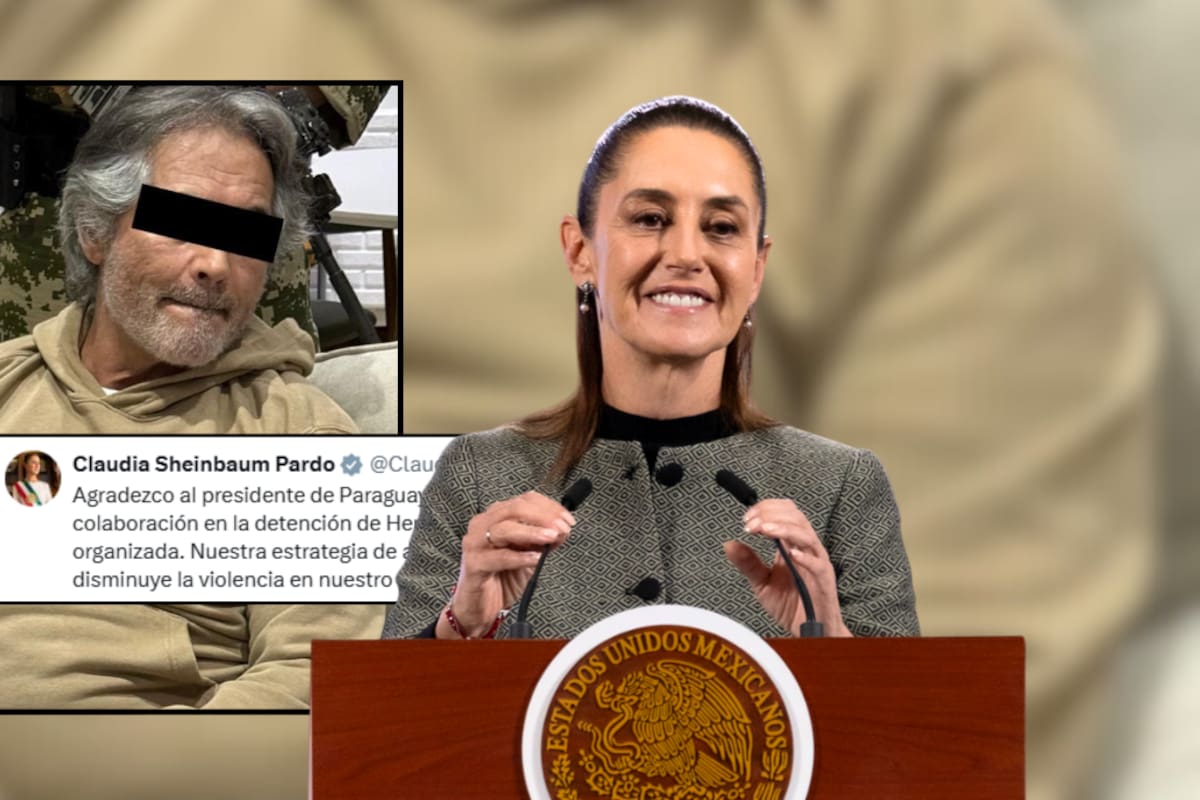 Claudia Sheinbaum agradece a Paraguay por la detención de Hernán “N”, exsecretario de Seguridad de Tabasco